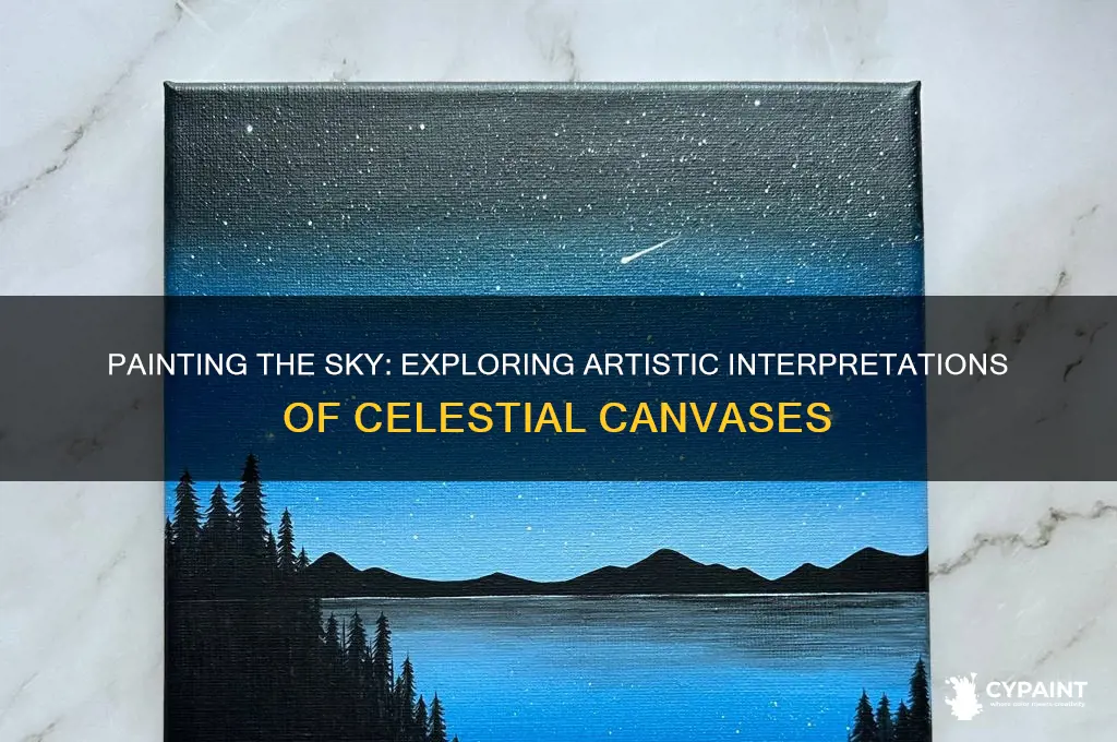what does it mean to paint the sky