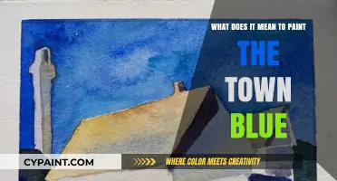Exploring the Unique Phrase: Painting the Town Blue