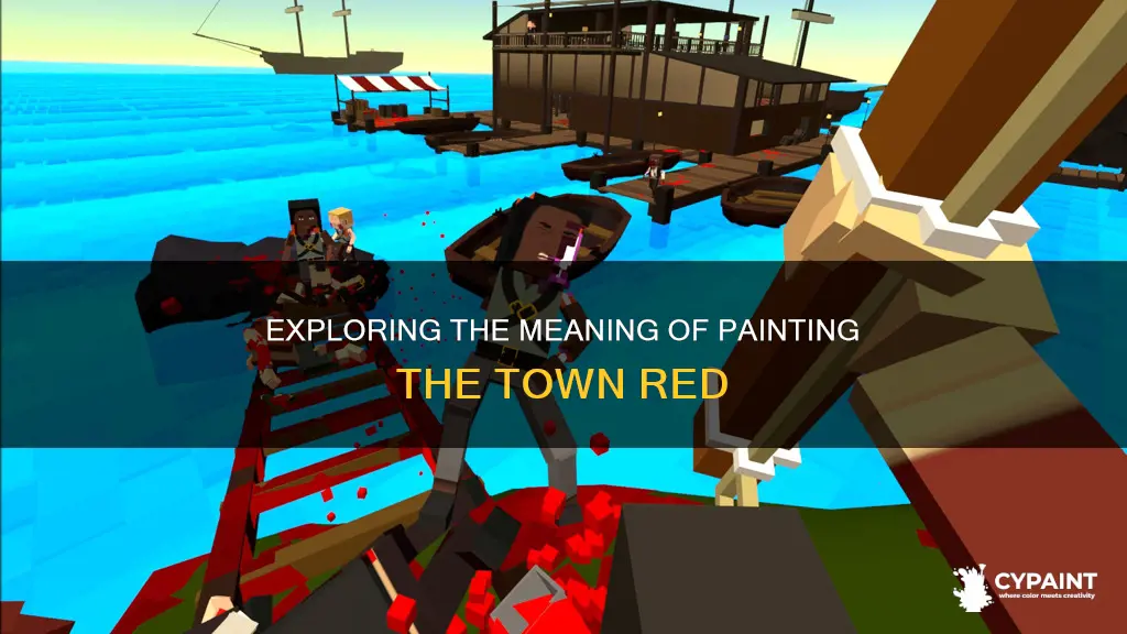 what does it mean to paint the town res
