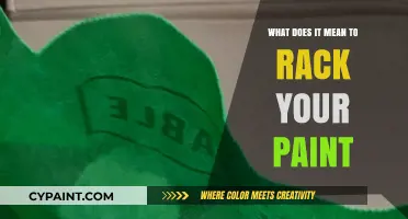 Understanding the Meaning and Technique of Racking Your Paint