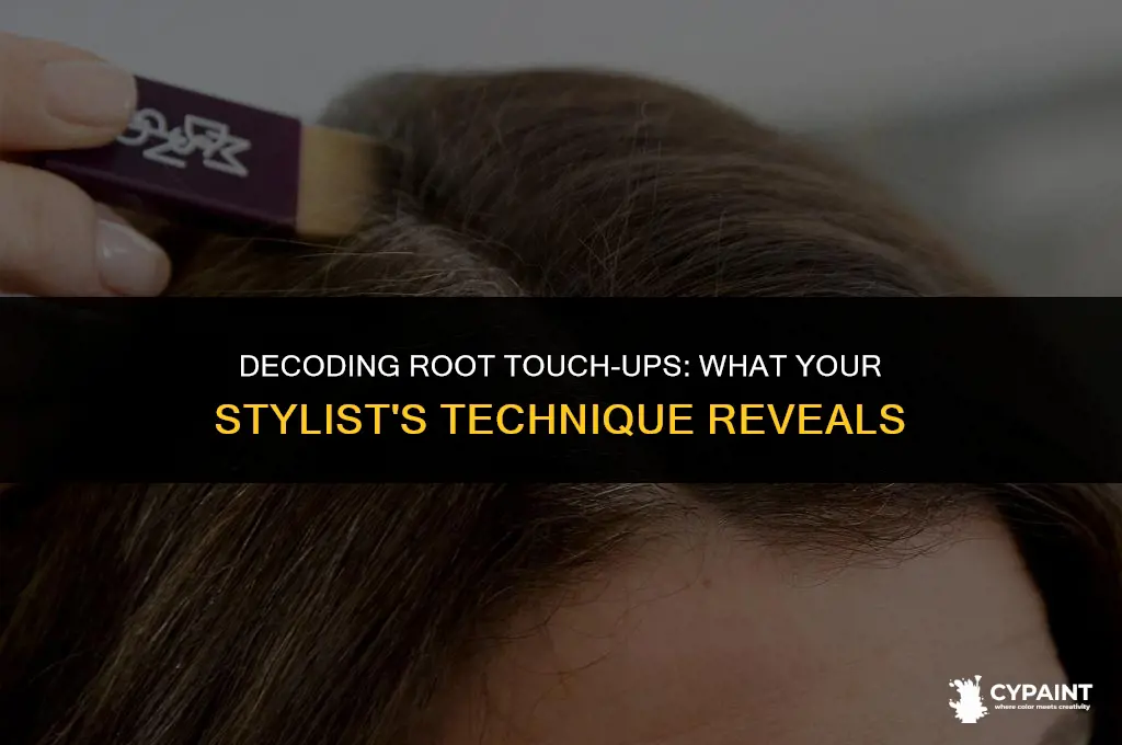 what does it mean wheb your stylist paints your roots
