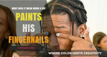 Decoding the Significance: When Men Paint Their Fingernails
