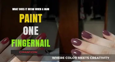One Painted Fingernail: Uncovering the Powerful Meaning Behind the Trend