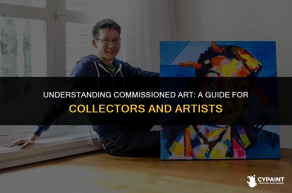 what does it mean when a painting is a comission