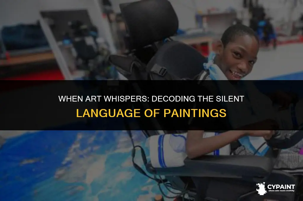 what does it mean when a painting speaks to you