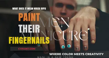 Exploring the Meaning of Men Painting Their Fingernails
