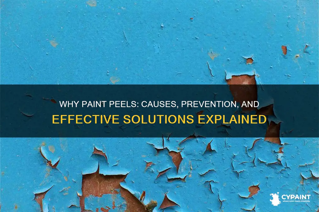 what does it mean when paint is peeling