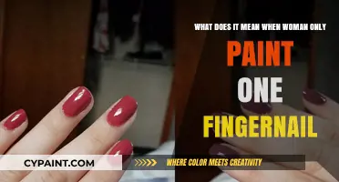 Unveiling the Mystery: The Significance of Painting Just One Fingernail