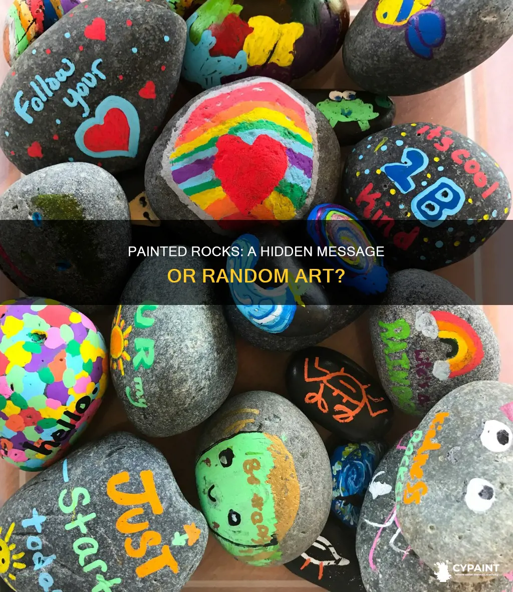what does it mean when you find painted rocks