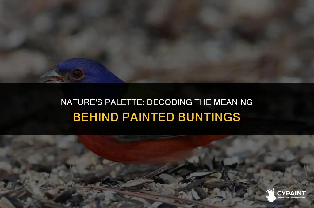 what does it mean when you see a painted bunting