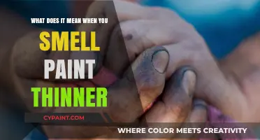 The Smell of Paint Thinner: What Does It Mean?