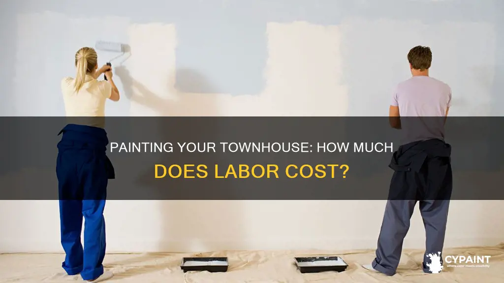 what does labor cost to paint a townhouse interior