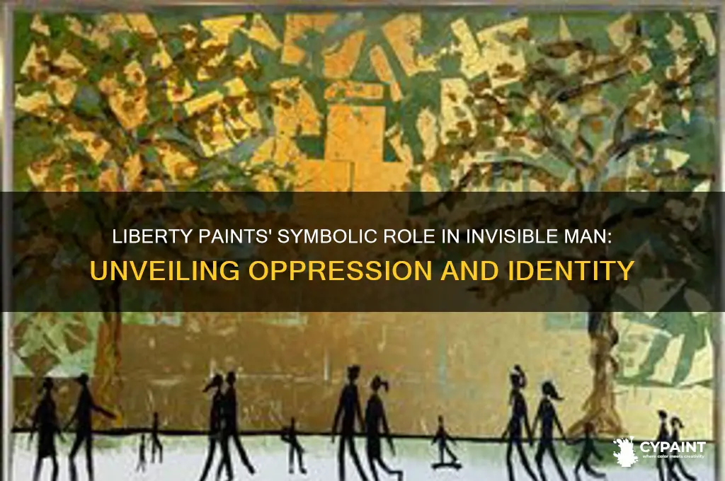 what does liberty paints symbolize in invisible man