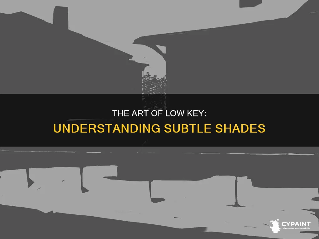 what does low key refer to in a painting