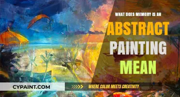 Memory as Abstract Painting: Decoding the Artistic Interpretation of Recollection