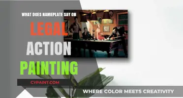 Legal Action Painting's Nameplate: Unveiling the Message Behind the Art