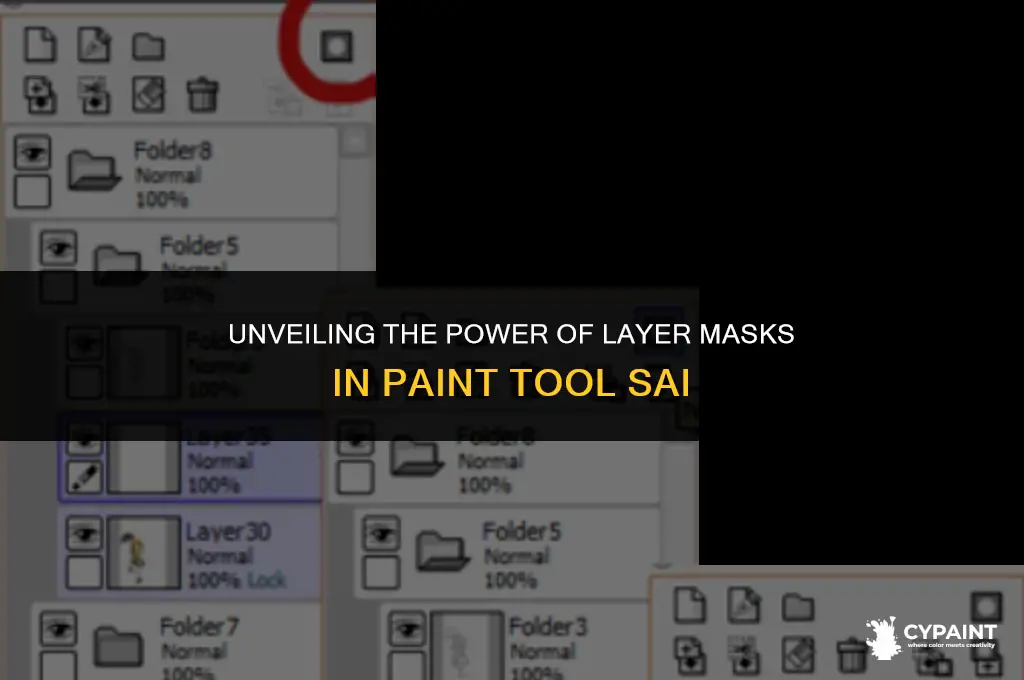 what does new layer mask do in paint tool sai