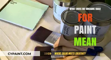 Understanding Paint: What Does 'No Organic Base' Really Mean?