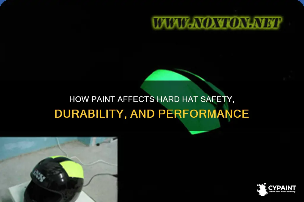 what does paint do to a hard hat