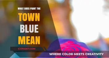 Understanding the Meaning Behind 'Paint the Town Blue' Phrase