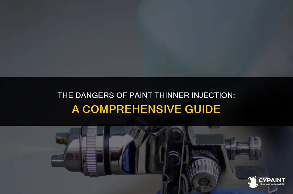 what does paint thinner do to your body if injected