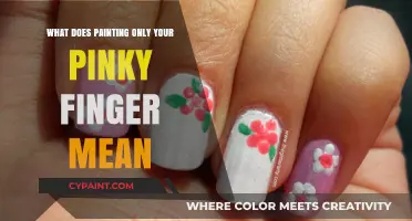 Unveiling the Secret Meaning Behind Painting Only Your Pinky Finger