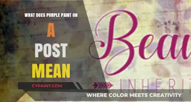 Purple Paint on Posts: Decoding the Legal Boundary Marker Meaning