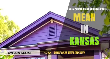 Decoding the Meaning of Purple Paint on Kansas Fence Posts