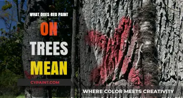 Decoding Red Paint on Trees: Unveiling the Hidden Meaning and Purpose