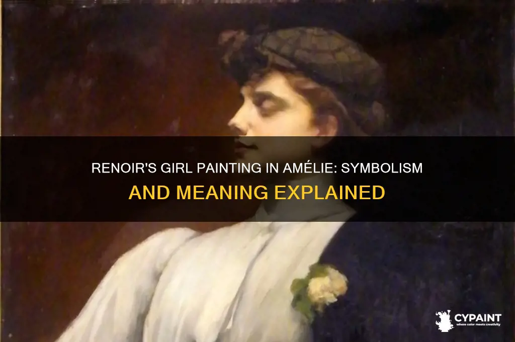 what does renoir girl painting in amelie represent