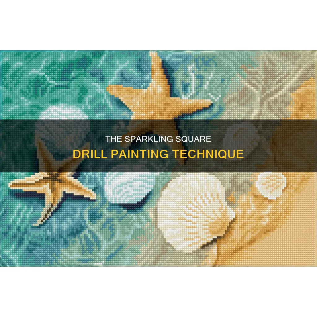 what does square drill mean in painting with diamonds