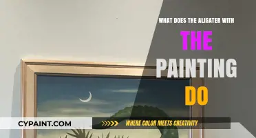 The Alligator's Artistic Endeavor: Unveiling the Mystery Behind the Painting