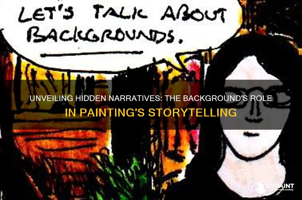 what does the background of a painting tell