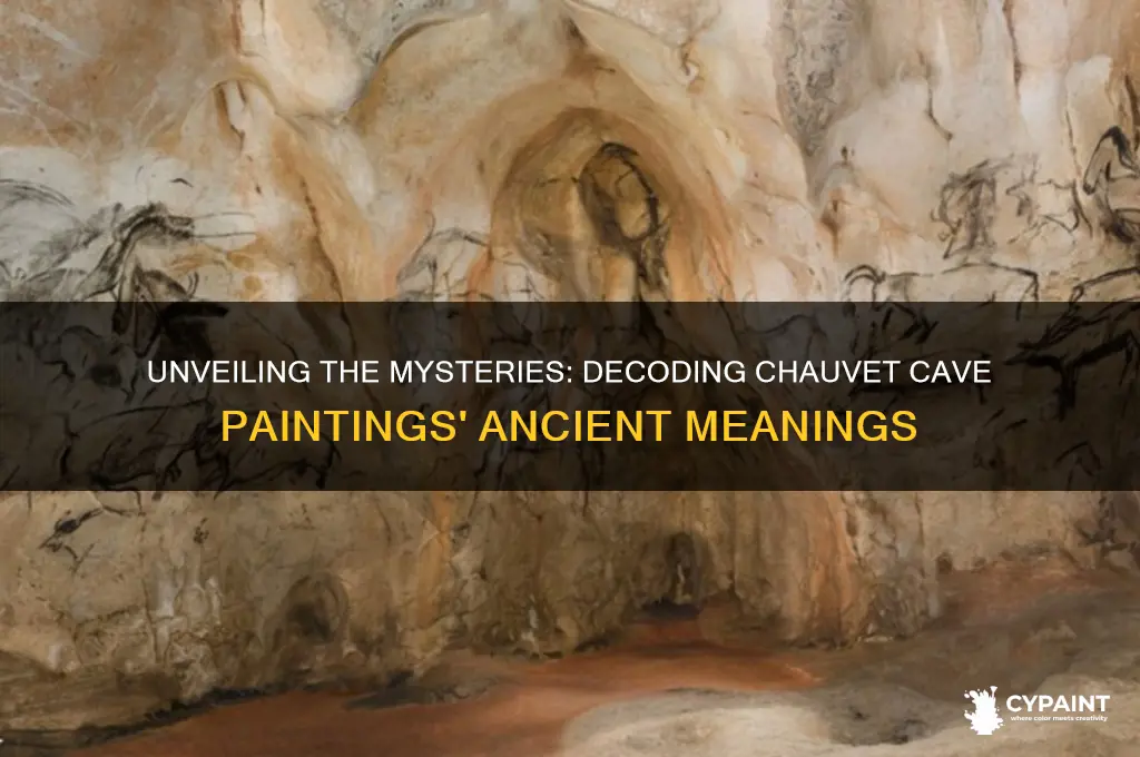 what does the cave paintings at chauvet mean