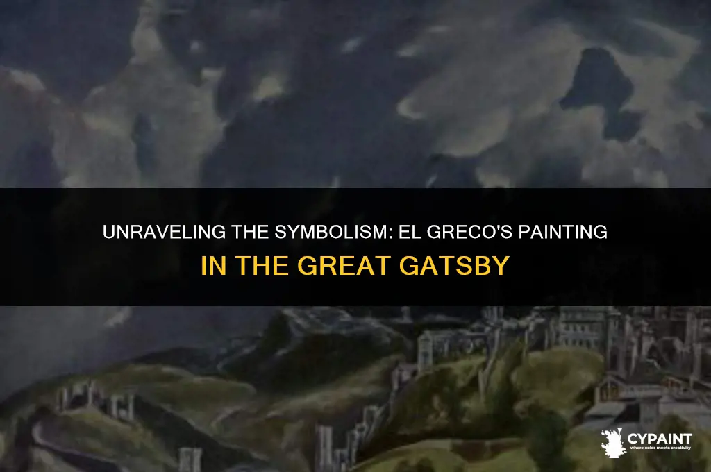 what does the el greco painting in great gatsby represent