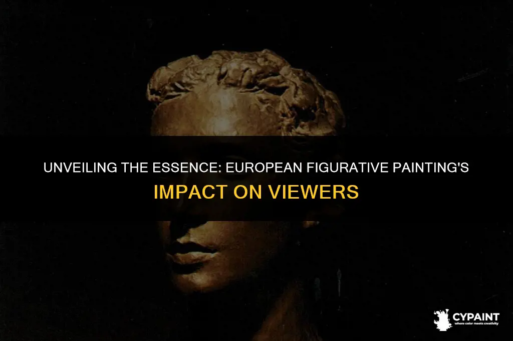 what does the european figurative painting mean to the viewer