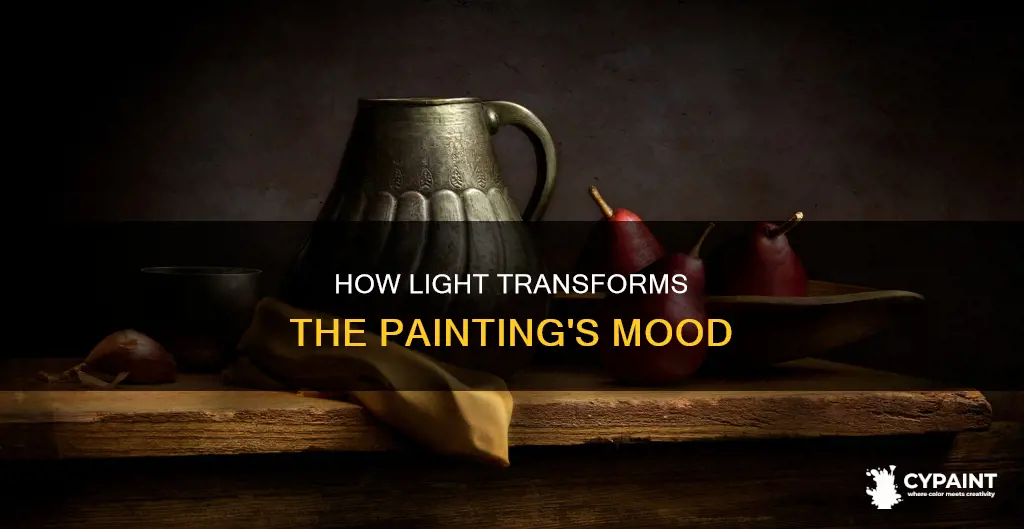 what does the light do in the painting above