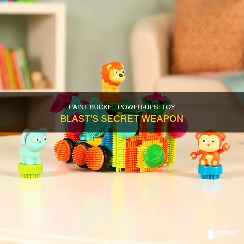 what does the paint bucket do in toy blast