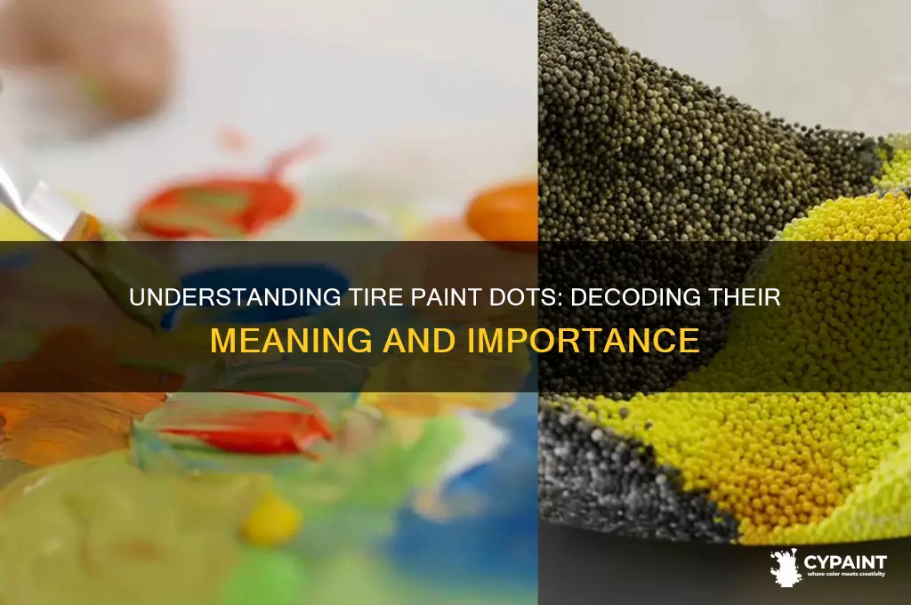 what does the paint dot on tires mean