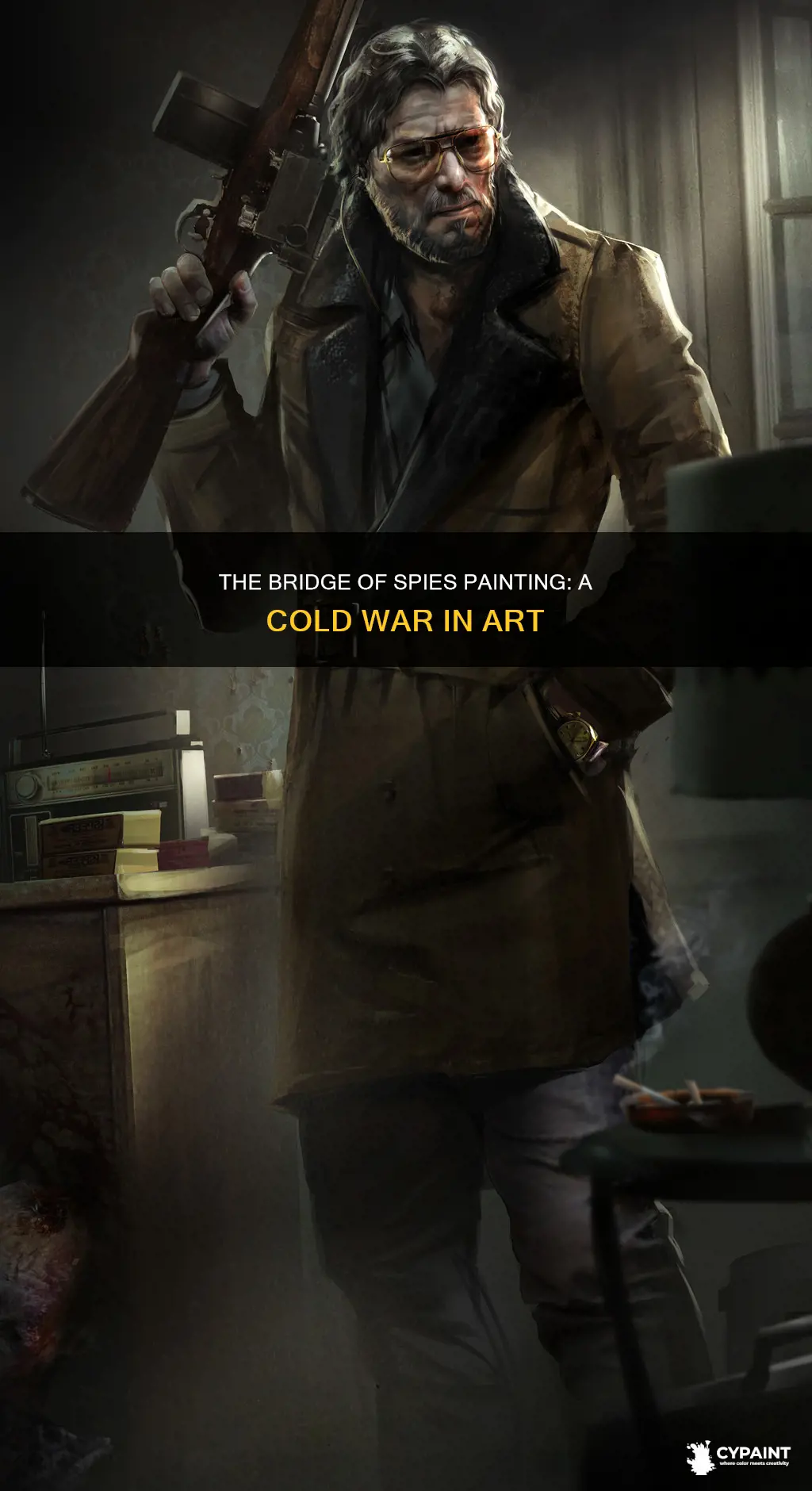 what does the painting in bridge of spies mean