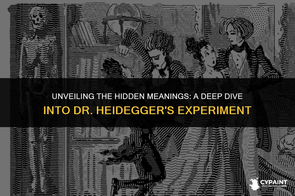what does the painting mean in dr heidegger