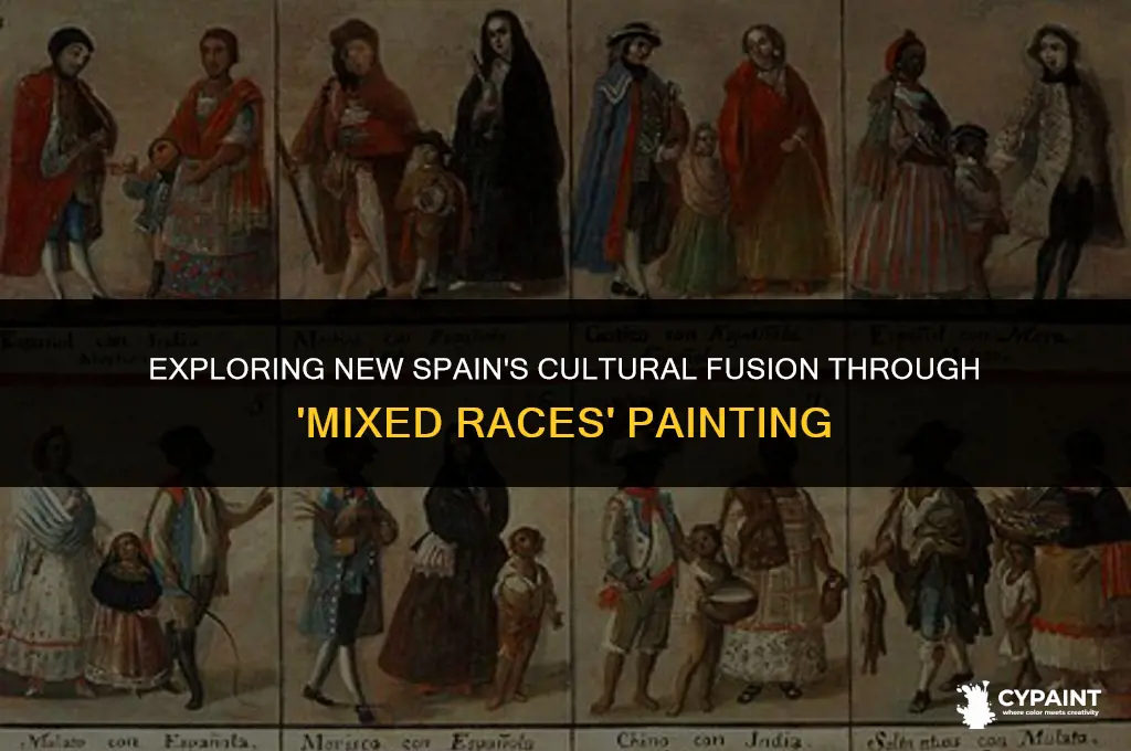 what does the painting mixed races suggest about new spain