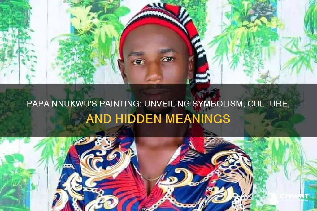 what does the painting of papa nnukwu symbolize