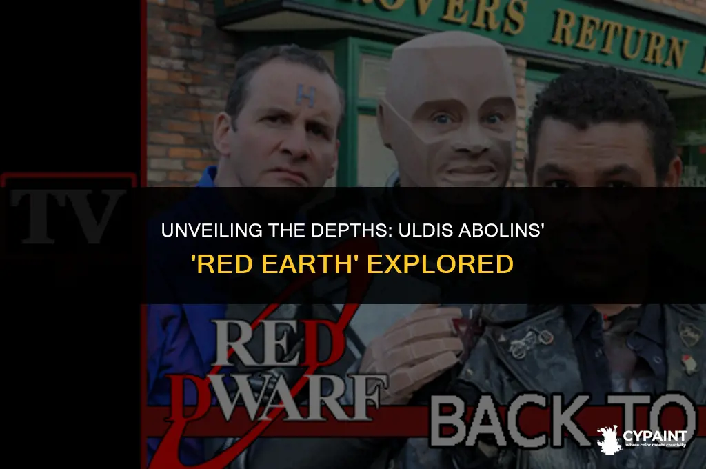 what does the painting red earth by uldis abolins represent