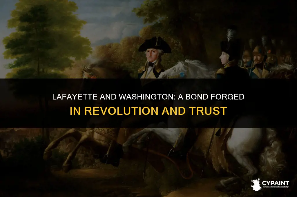 what does the painting show about lafayette