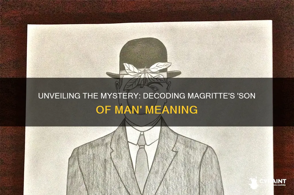 what does the painting son of man mean