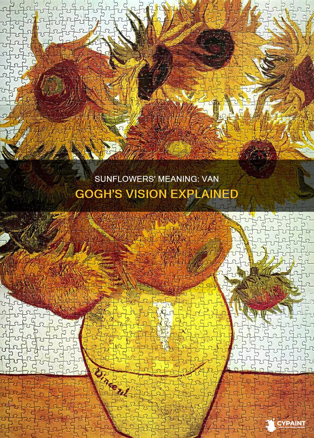 what does the painting sunflowers by van gogh mean