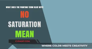 Unveiling the Mystery: Understanding Blue with No Saturation in Painting