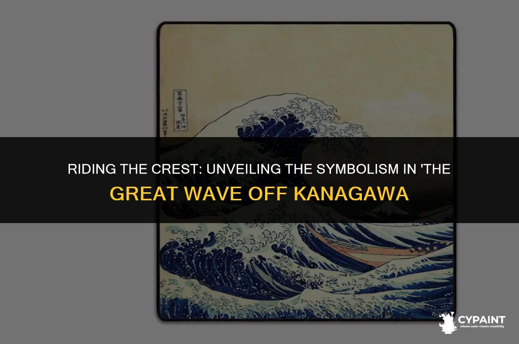 what does the painting the great wave off kanagawa represent