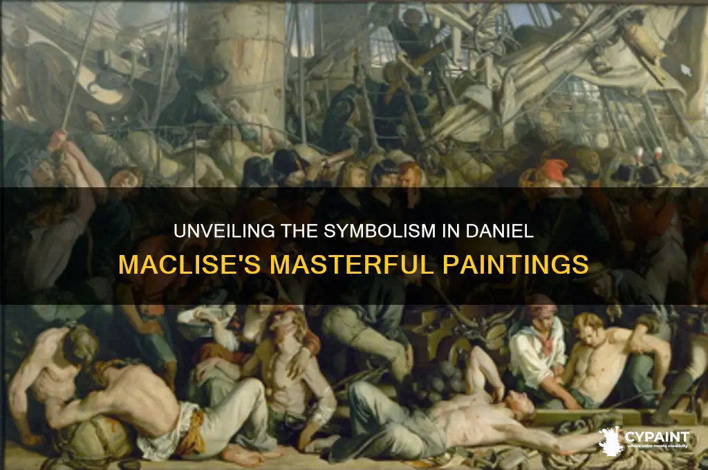 what does the paintings by daniel maclise mean
